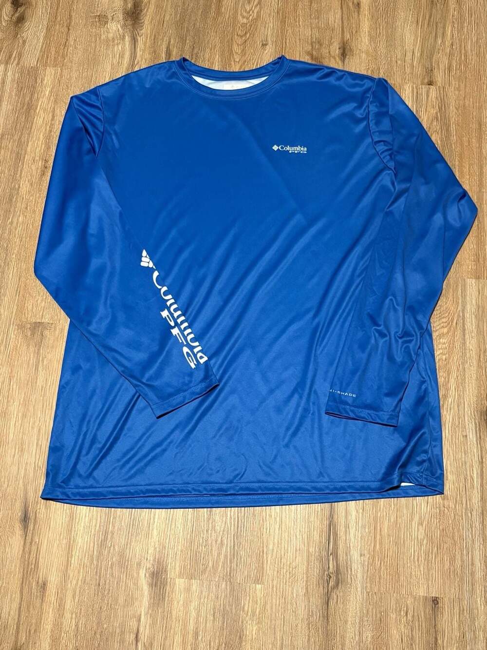 Columbia PFG Men’s Terminal Tackle Long Sleeve Shirt Size XXL Blue